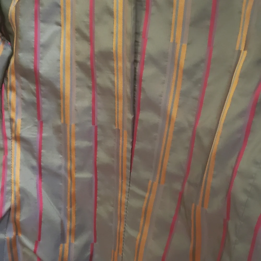 Habsburg 100% Wool Vintage Austrian Blazer Jacket Striped Silk Lining USA 6 Med - Picture 9 of 16